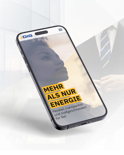 Website Redesign für ein Energie Unternehmen - Webseitengestaltung