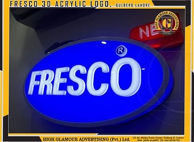Fresco 3D Logo - Werbung