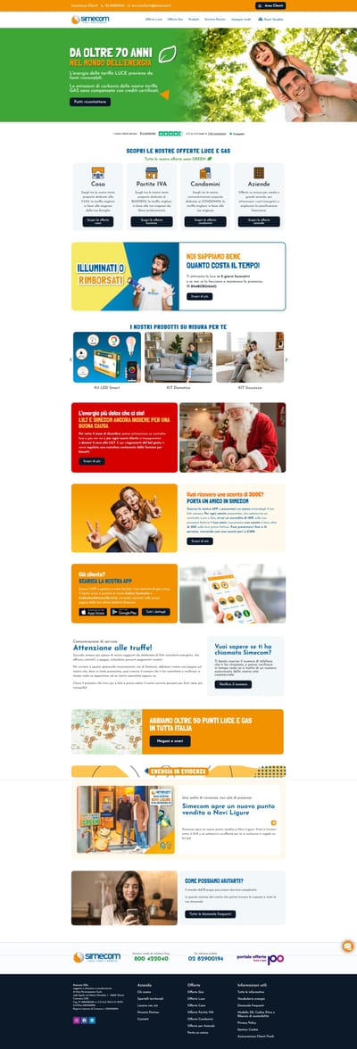 Riprogettazione e sviluppo della presenza digitale di Simecom - Strategia digitale