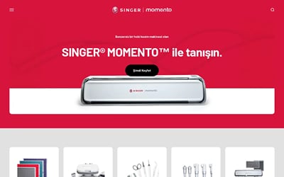 Singer Momento Türkiye: new Shopify store - E-commerce