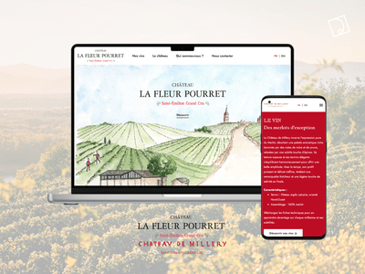 Château Figeac, création de sites web éco-conçus - Création de site internet