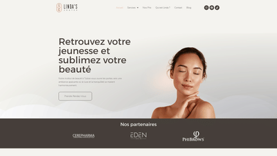 Création site vitrine Linda's Center - Création de site internet