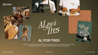 Al Por Tres - Identité visuelle - Identité Graphique