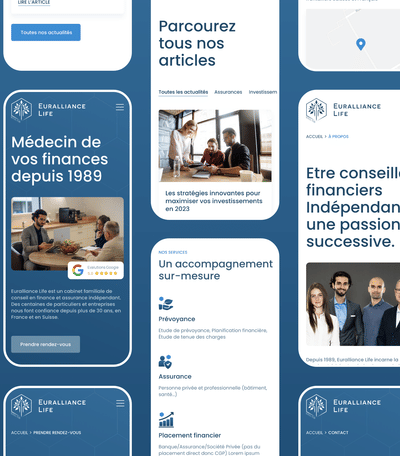 Euralliance Life - Site web et communication - Réseaux sociaux