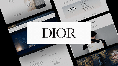 Dior - My Dior - Ergonomie (UX / UI)