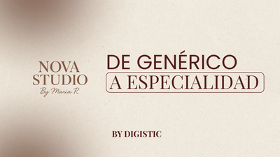 DE GENÉRICO A ESPECIALIDAD: Sistema de Marketing para Nova Studio - Growth Marketing