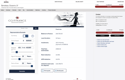 CGI Finance - Website Creation