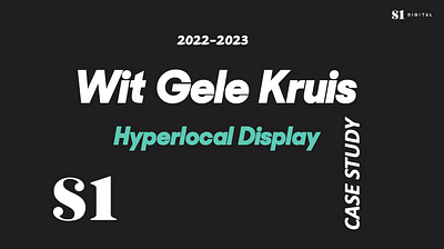 Wit Gele Kruis - Hyperlocal Display Ads - Publicité en ligne