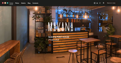 Diseño Web Sushi y Poké House - Creación de Sitios Web