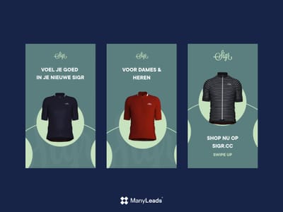 Sigr fietskleding campagne - Onlinewerbung