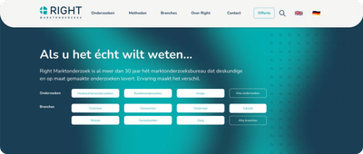 Right Markt Onderzoek - Website Creatie