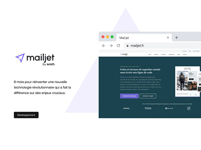 Mailjet — Développement application web - Stratégie digitale