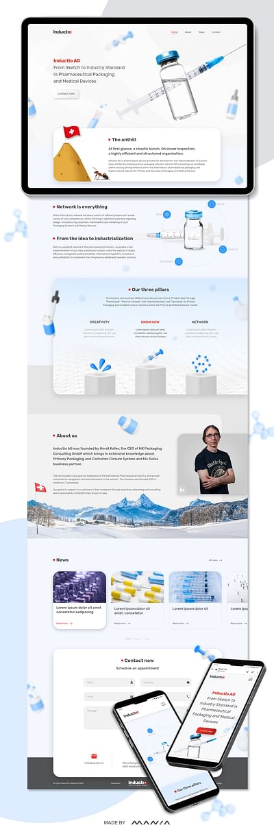 Inductio webdesign - Website Creation