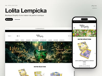 Lolita Lempicka — boutique Shopify d'une maison de parfum iconique - E-commerce