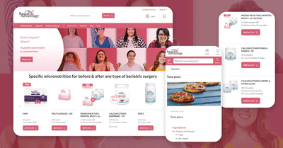Nieuwe online shopervaring voor Bariatric Advantage van Metagenics - E-commerce
