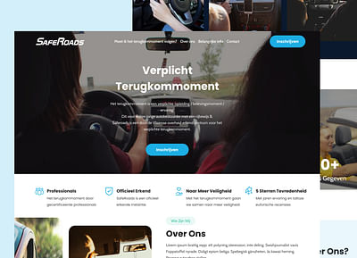 SafeRoads: Ontwerpen, ontwikkelen en marketing - Website Creatie