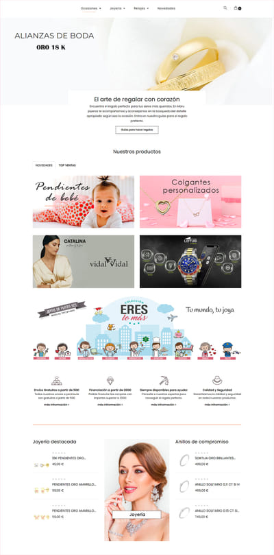 E-commerce + Estrategia Digital - Joyería - Marketing