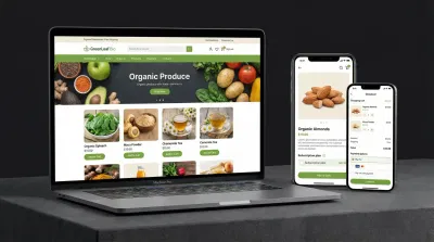 GreenLeaf Bio - Création de site internet