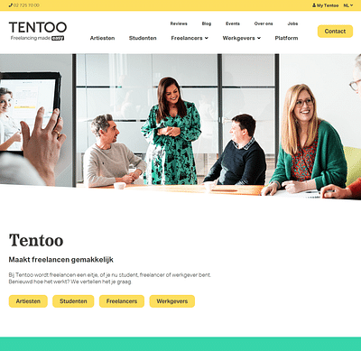 Website en online marketing voor Belgische SaaS - Website Creatie