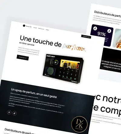 Site vitrine WordPress - Maison DK - Création de site internet