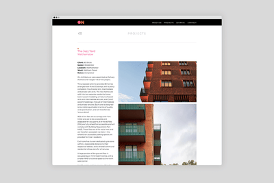 On Architecture Branding and Website - Design & graphisme
