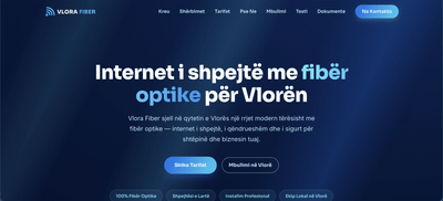 Vlora Fiber - Creación de Sitios Web