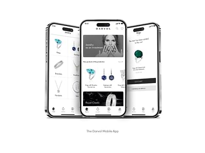 Mobile App Development for Jewelry Brand - Diseño Gráfico