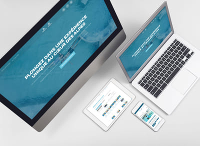 Aquamotion Courchevel : une solution web et mobile sur mesure - Website Creation
