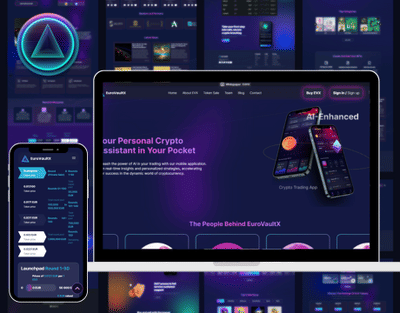 ICO landing page design and development - SEO