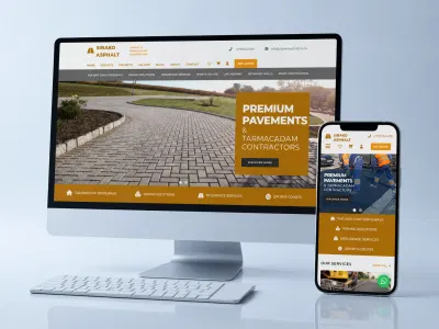 Sibako Asphalt Construction website - Création de site internet