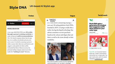 Style DNA Investor Outreach and Media Strategy - Public Relations (PR)