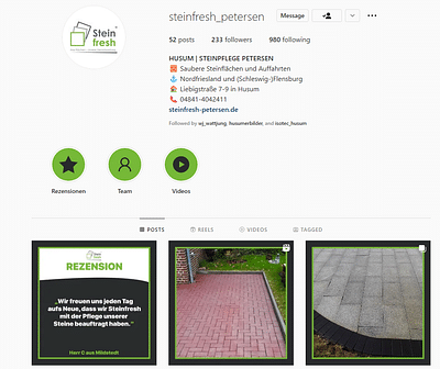 Steinfresh - Instagram Account - Redes Sociales