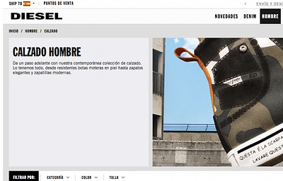 Online Marketing Diesel Footwear - Marketing