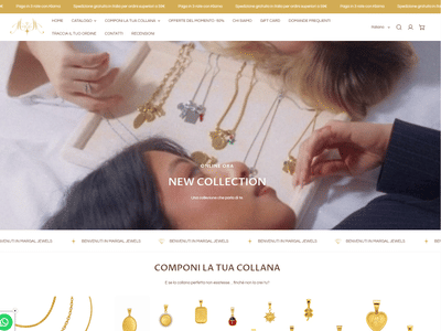 Re-Design eCommerce: Margal Jewels - Creazione di siti web