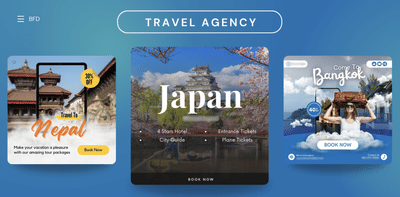 Graphics for Travel Agency - Social Media