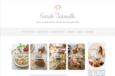 Réalisation d'un blog culinaire - Création de site internet