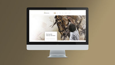 Diseño de sitio web para el pintor Fernando García - Aplicación Web