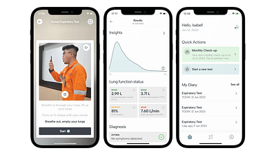 Eupnoos - the Shazam for respiratory diseases - Mobile App
