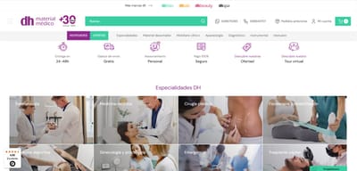 Tienda online DH Material Médico - Webanalytik/Big Data
