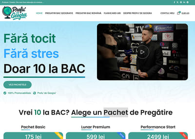 Profu' de Geogra - Online Shop, eLearning - SEO