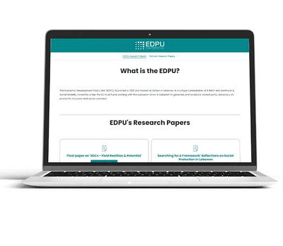 Research Papers Portal Website for EDPU - Website Creation