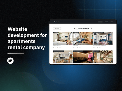 Website development for apartments rental company - Website Creatie