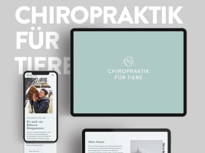 Chiropraktik für Tiere - Grafikdesign