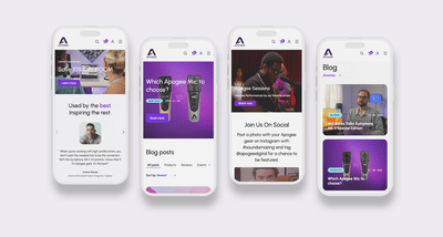 Apogee website - Creación de Sitios Web