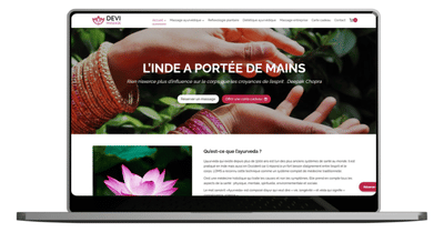 Devi Massage - Website Creatie
