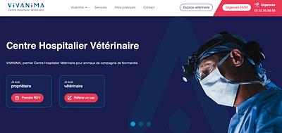 Site vitrine CHV Vivanima - Création de site internet