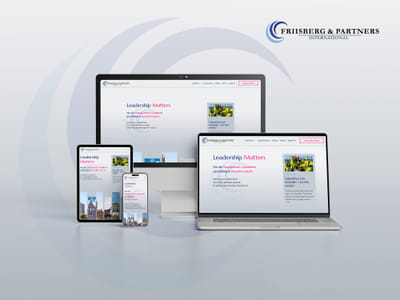 Die neue Webseite von Friisberg & Partners - Création de site internet