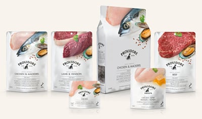Providore for Dogs: Petbarn premium private label pet food range - Graphic Design