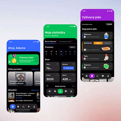 Mobile app for Jdidosebe.cz - Ontwerp