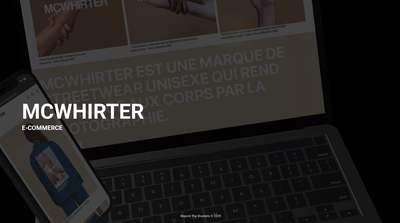 McWhirter - Site E-Commerce - Webseitengestaltung